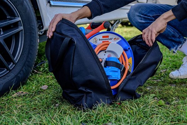 Bag for camping cable reel 25m